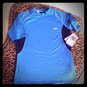 REEBOK PLAYDRY hot compression M blue shirt